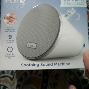 iHome Baby Soothing Sound Machine - White and Gray